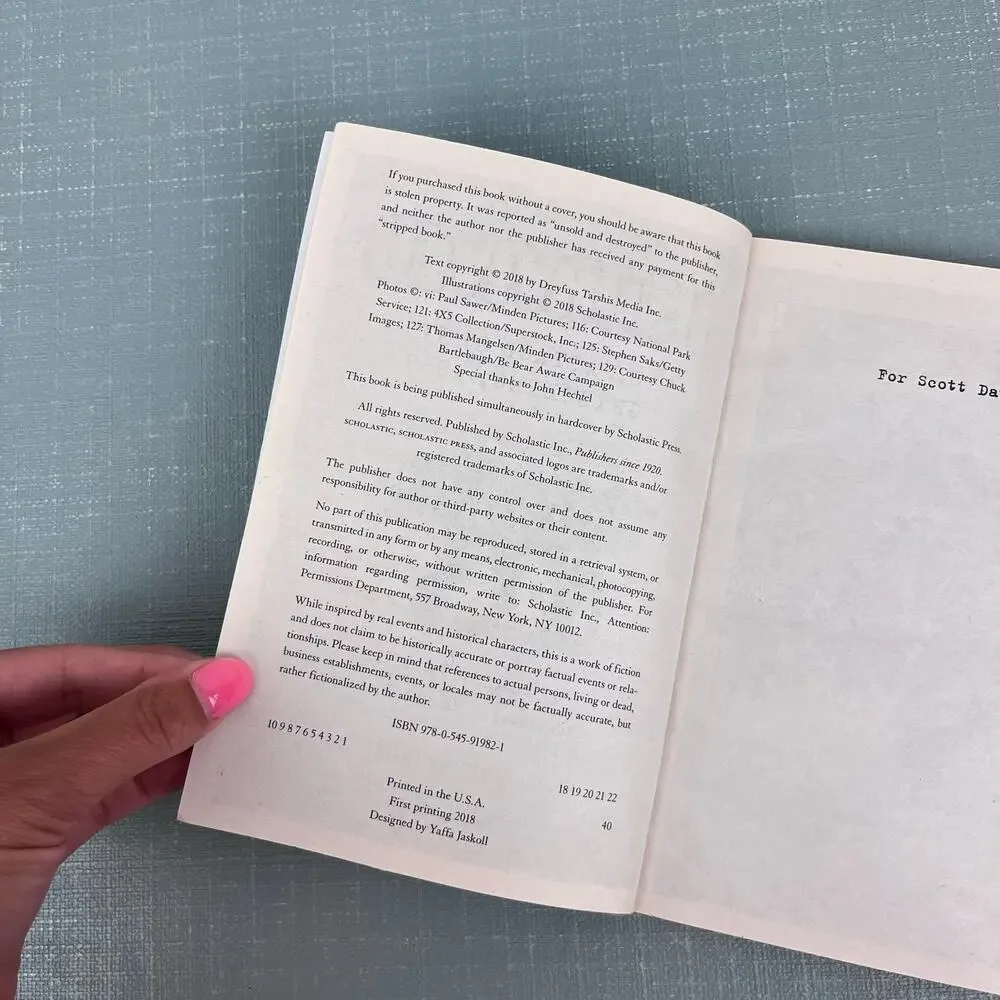 I Survived the Attack of the Grizzlies, 1967 Chapter Book Lauren Tarshis